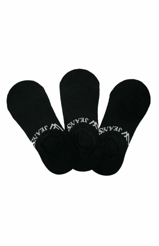 מארז 3 זוגות גרבי סניקרס W Jeans – שחור