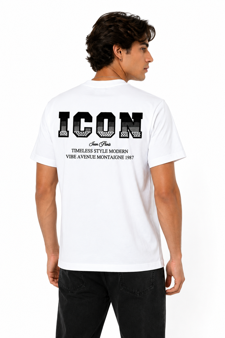 ICON טי שארט לבן