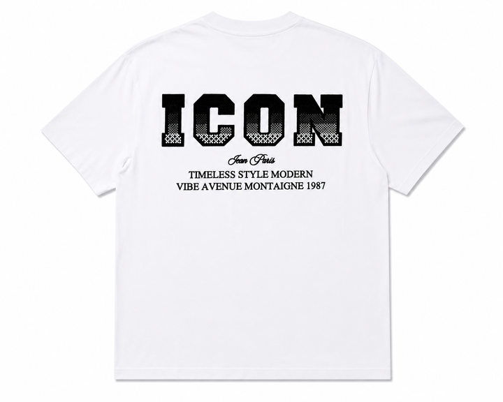 ICON טי שארט לבן