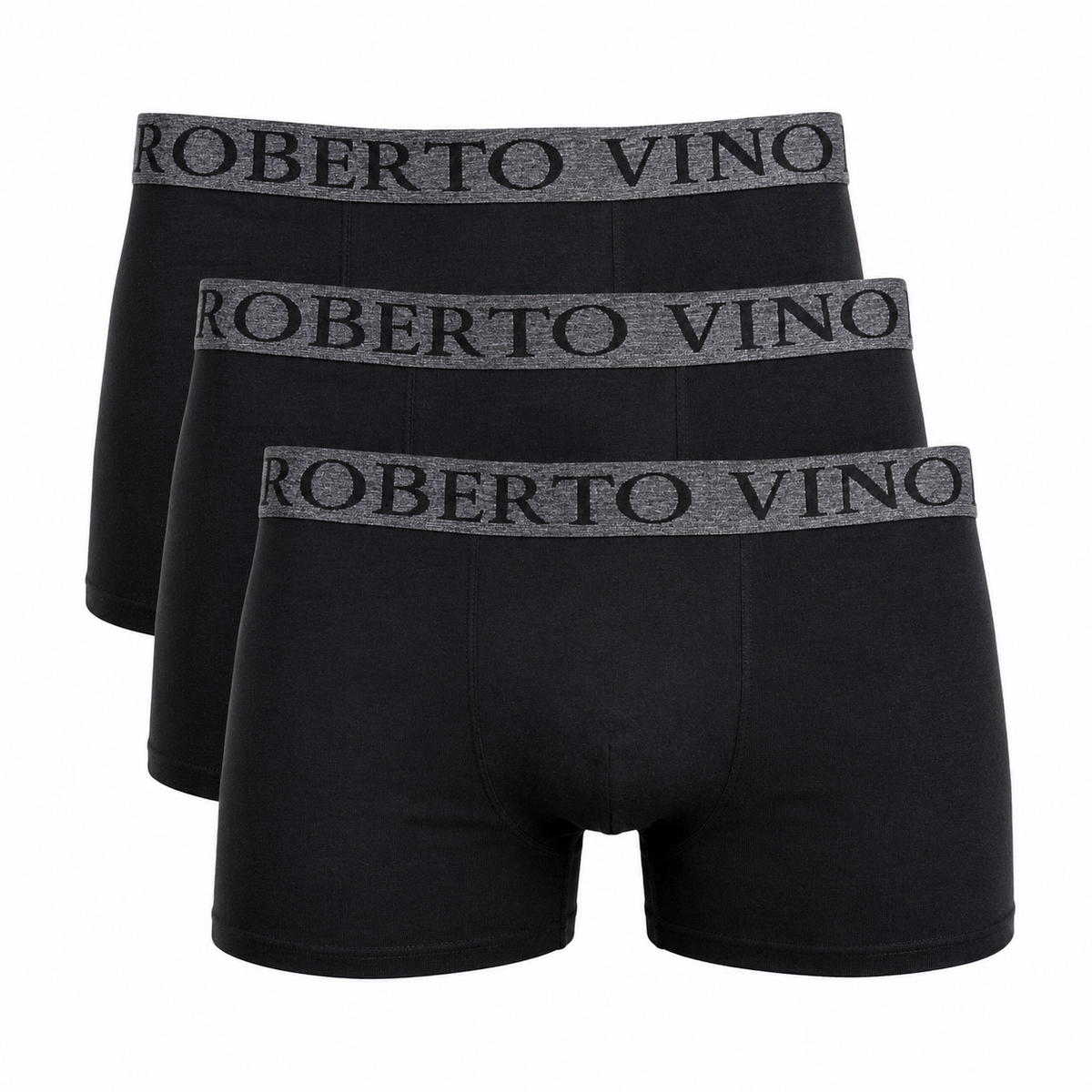 מארז שלישיית תחתוני בוקסר ROBERTO VINO – שחור