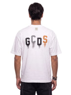חולצת טי שירט GCDS לגו לוגו – לבן – תמונה 2
